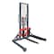 Pake Handling Tools Manual Stacker, 2200 lb. Cap, 63" Lift Height, Straddle Leg, Adjustable Fork PAKMS03 - alternate 1